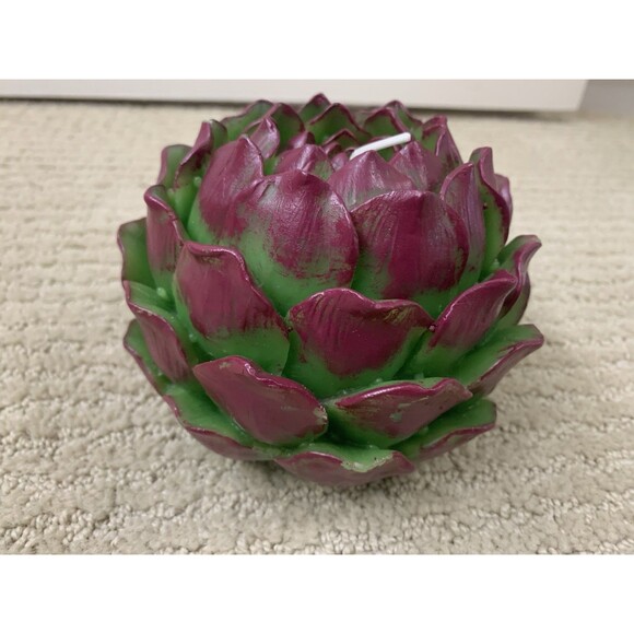 John Derian Target ARTICHOKE SCULPTED CANDLE Unscented Thanksgiving 2025 New - Picture 3 of 5